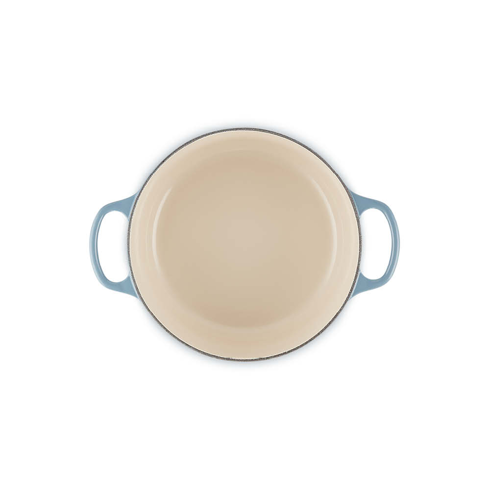 Le Creuset Gussbräter rund Chambray "Signature" 640358
