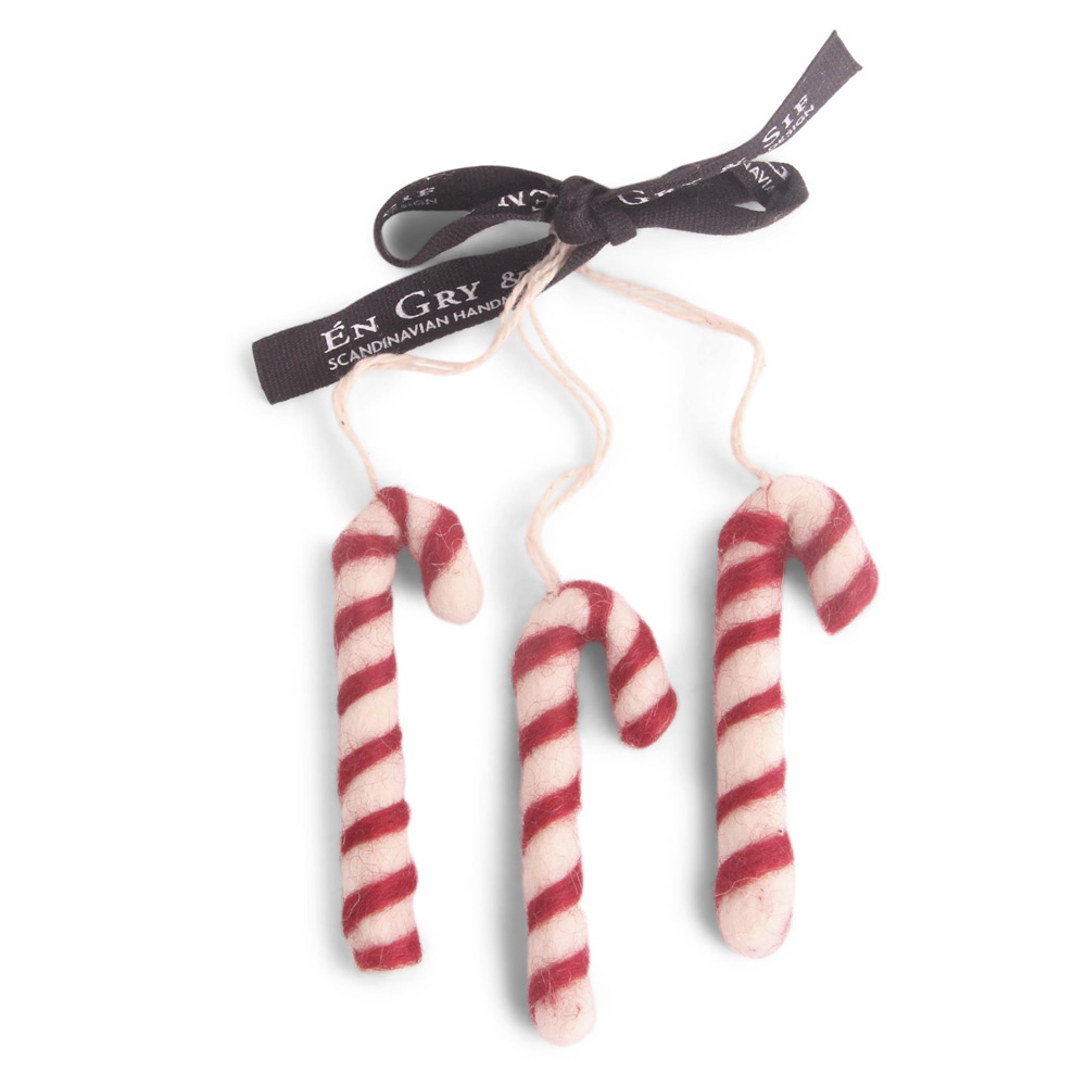 En Gry & Sif Filzfigur 3er Set "Zuckerstange" 593655