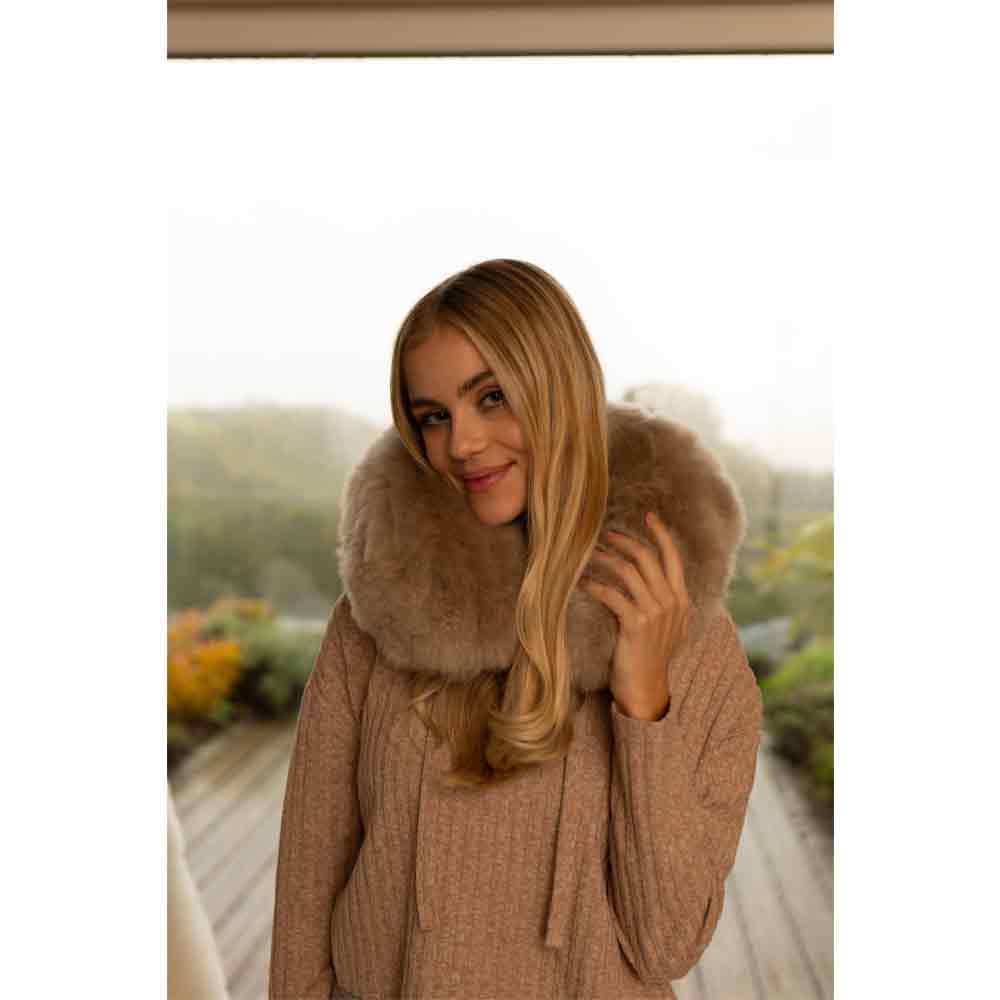 Weich Alpaka Fell Nackenkissen "NIO" 646687