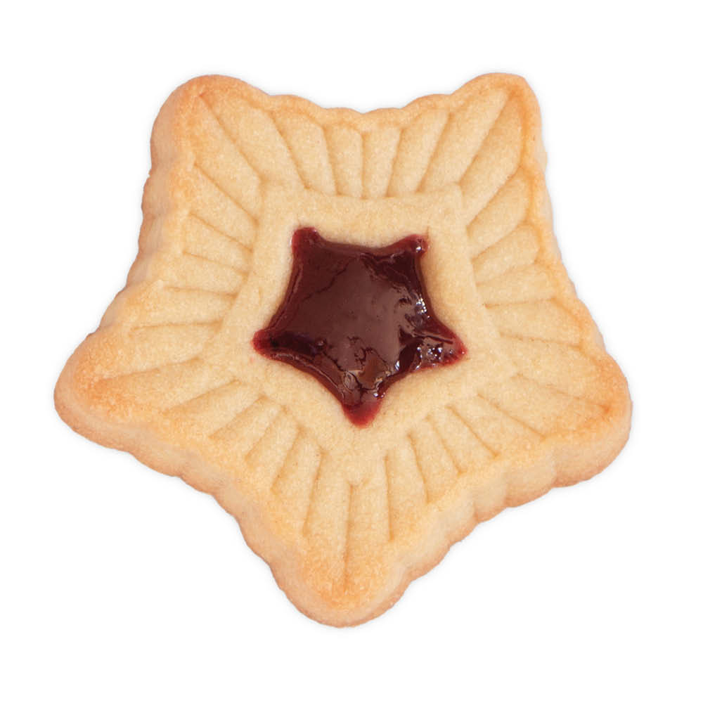 Städter Prägeausstechform Kunststoff mit Auswerfer "Stern" 642523