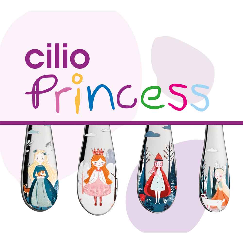 Cilio Kinderbesteck "PRINCESS" 4tlg.