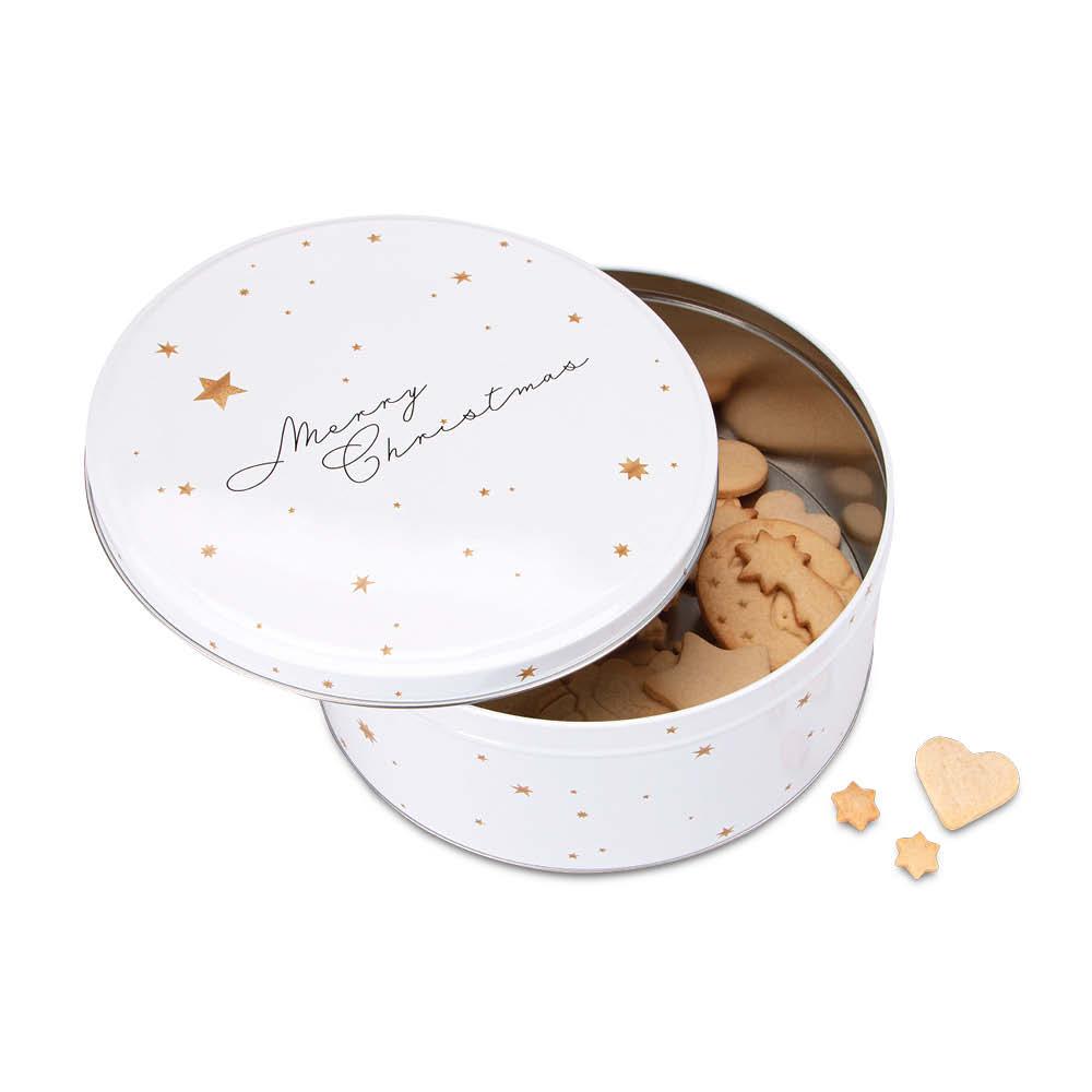 Städter Gebäckdose rund "Merry Christmas" 642526