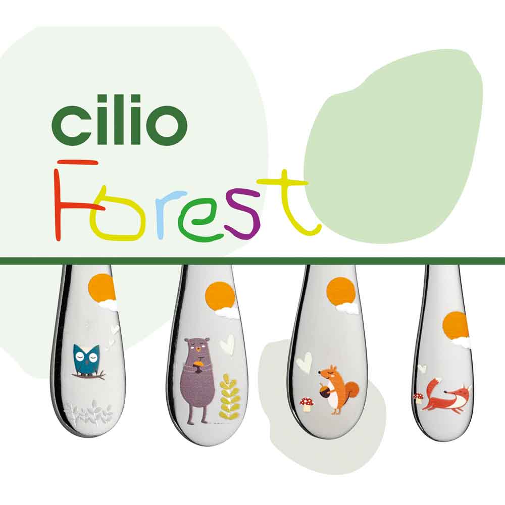 Cilio Kinderbesteck "FOREST" 4tlg.