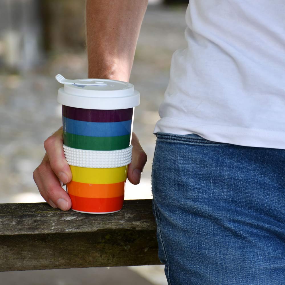Mahlwerck Coffee2Go Becher "Pride Flag"| 617319