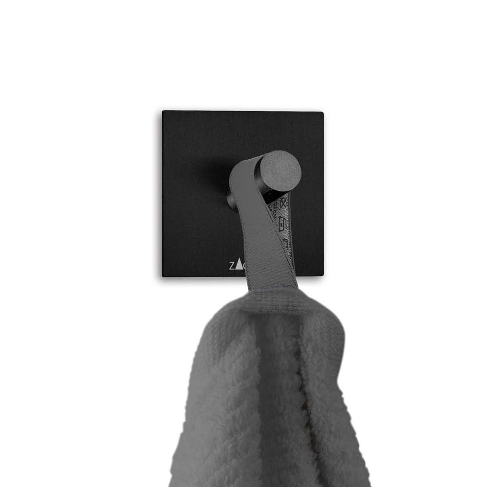 Zack Handtuchhaken "DUPLO" schwarz 587242