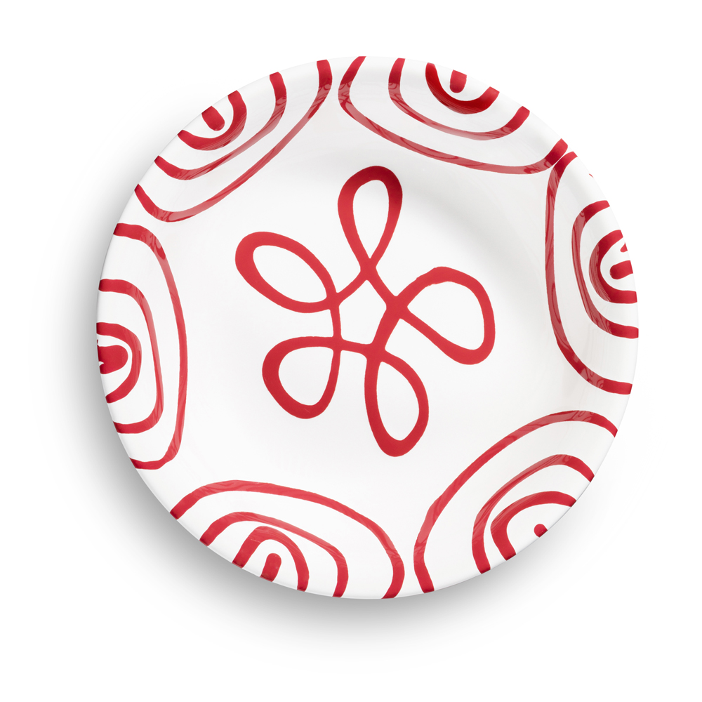 Gmundner Kompottschale "Rotgeflammt" 380377