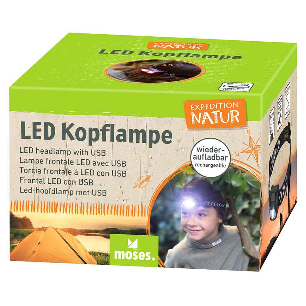 Moses LED-Kopflampe "Expedition Natur"