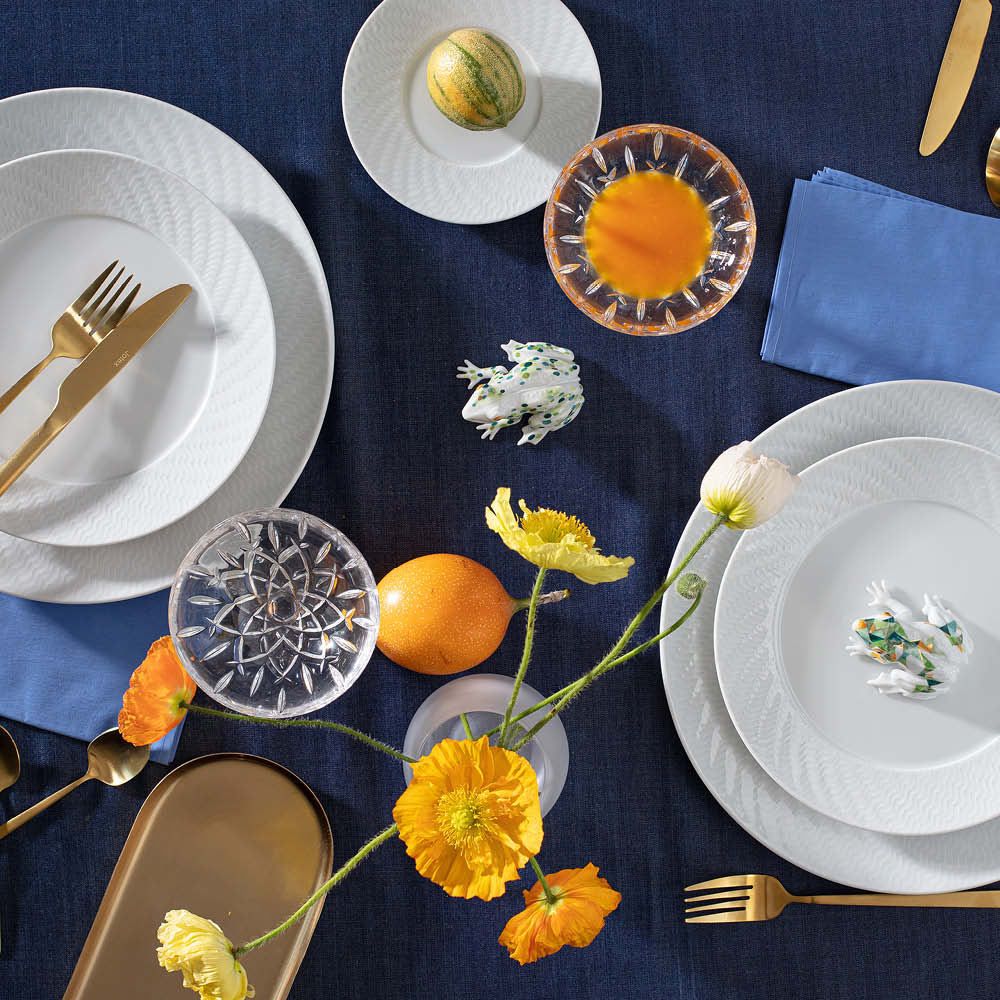 Meissen Vorspeise-/Dessertteller "N°41 Wellenspiel Relief Biskuit" 606389