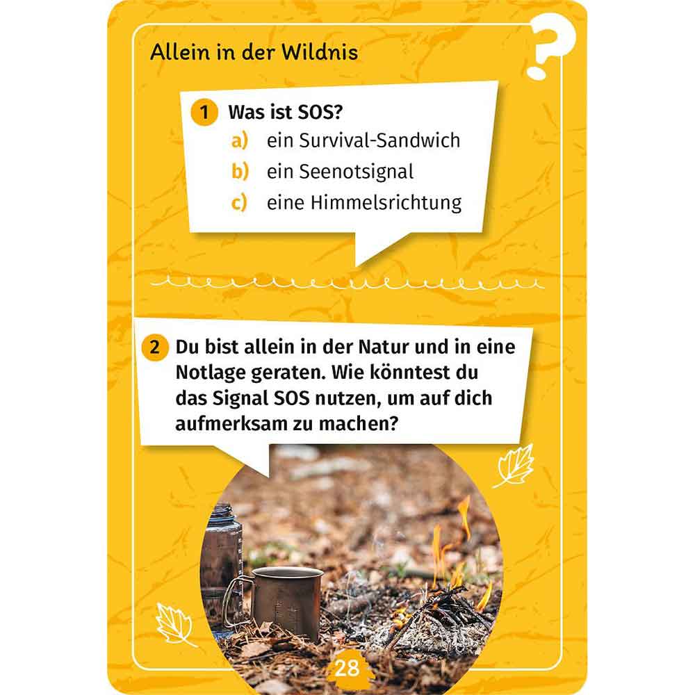 Moses Mein Outdoor-Forscherquiz "Expedition Natur"