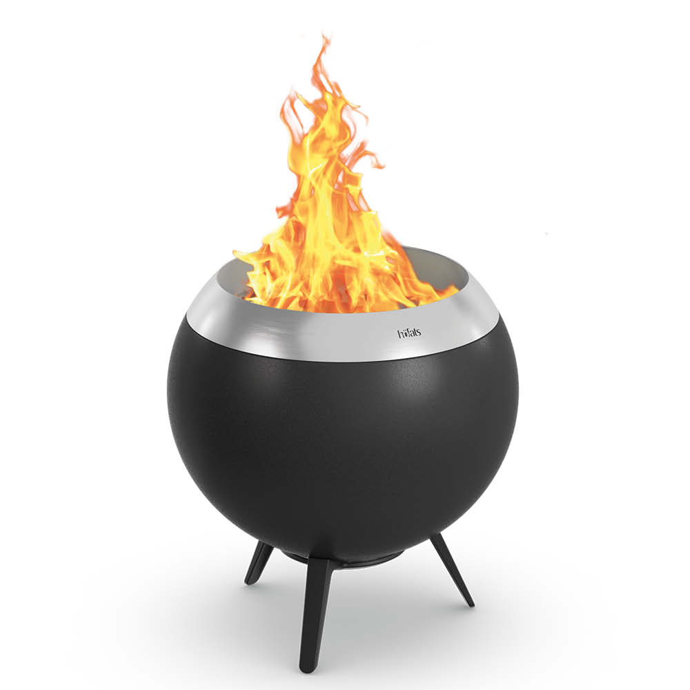 HÖFATS Feuerschale mit niedrigem Fuß "MOON 45" 640718