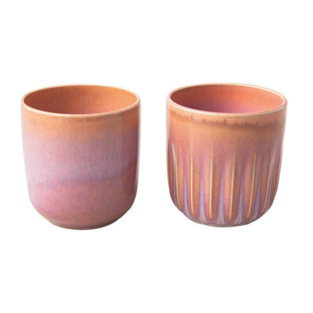Villeroy & Boch 2er Set Becher "Perlemor Coral" 612705
