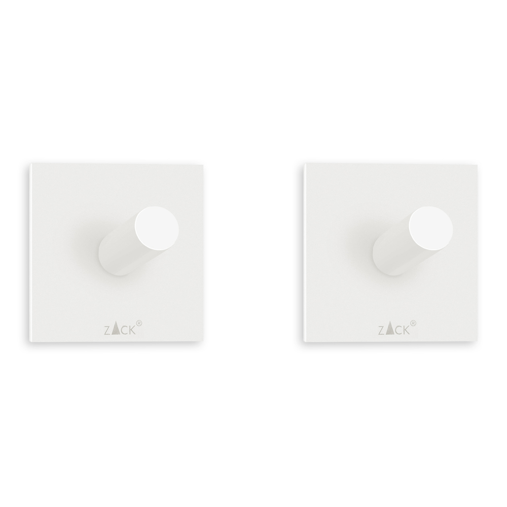 Zack Handtuchhaken-Set "DUPLO" eckig 603488