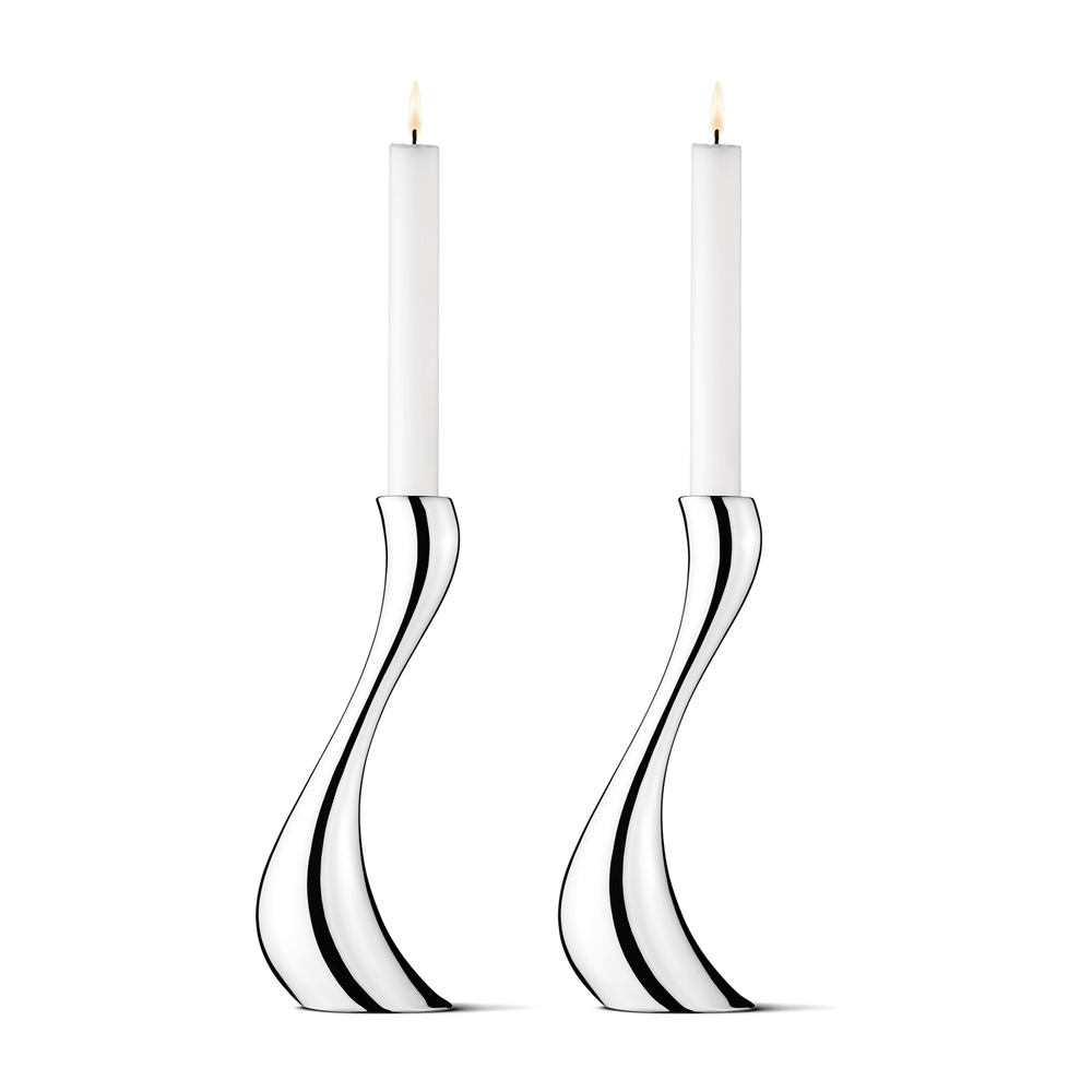 Georg Jensen 2er Set Kerzenhalter "Cobra" 605934