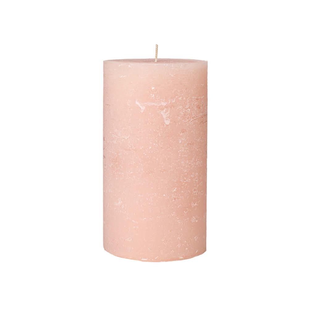 Broste Copenhagen Stumpenkerze Dusty Pink "Rustic" 594159