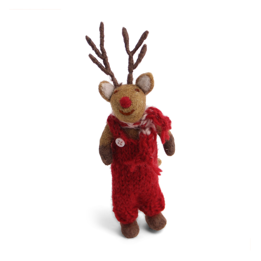En Gry & Sif Filzfigur "Rudolf mit Roter Hose" 616773