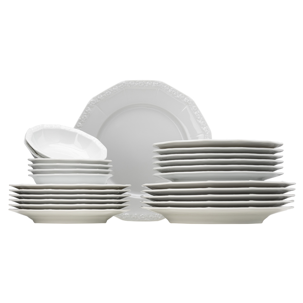 Rosenthal Geschirr-Set "Maria Weiß" 24-tlg. 617789