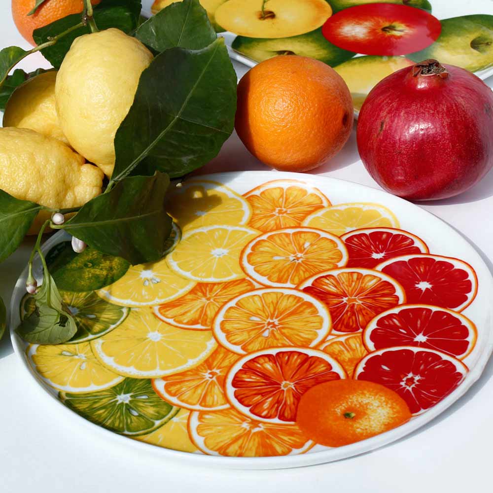 Taitù Platzteller Agrumi "Dieta Mediterranea Fruits" 611326