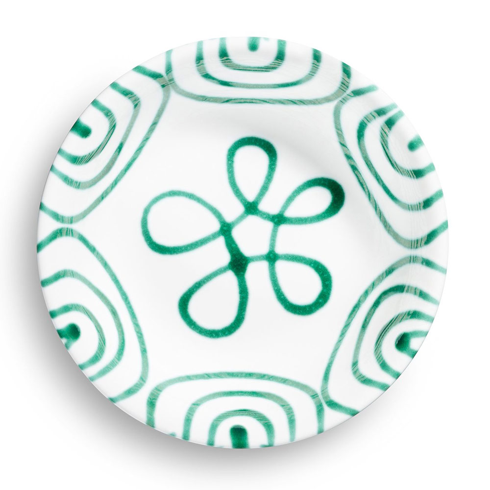 Gmundner Kompottschale "Grüngeflammt" 115555