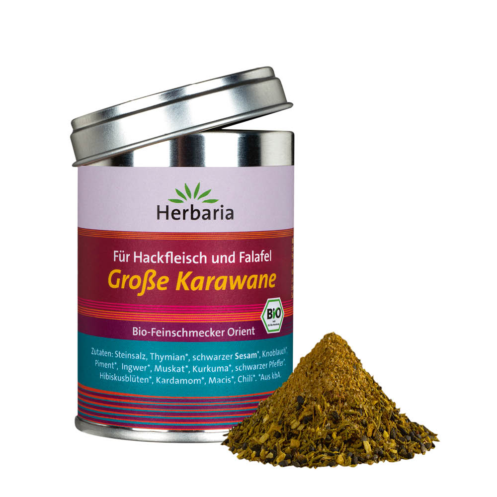 Herbaria Hackfleisch-Mischung, Große Karawane 90g Dose 348989