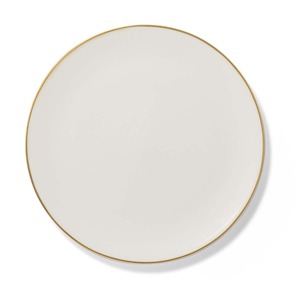 Dibbern Teller flach "Pure" Golden Lane 16 cm 