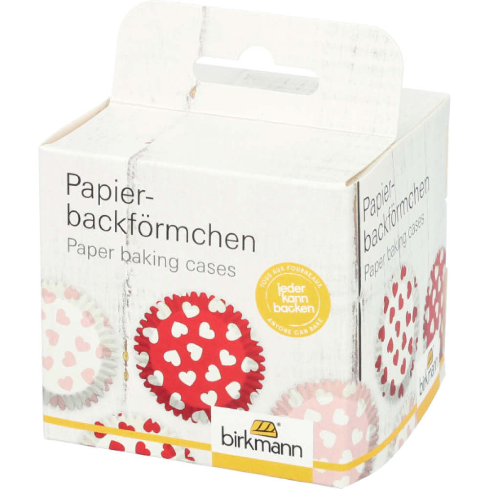 RBV Birkmann 100er Papierbackförmchen "Herzen" 615107