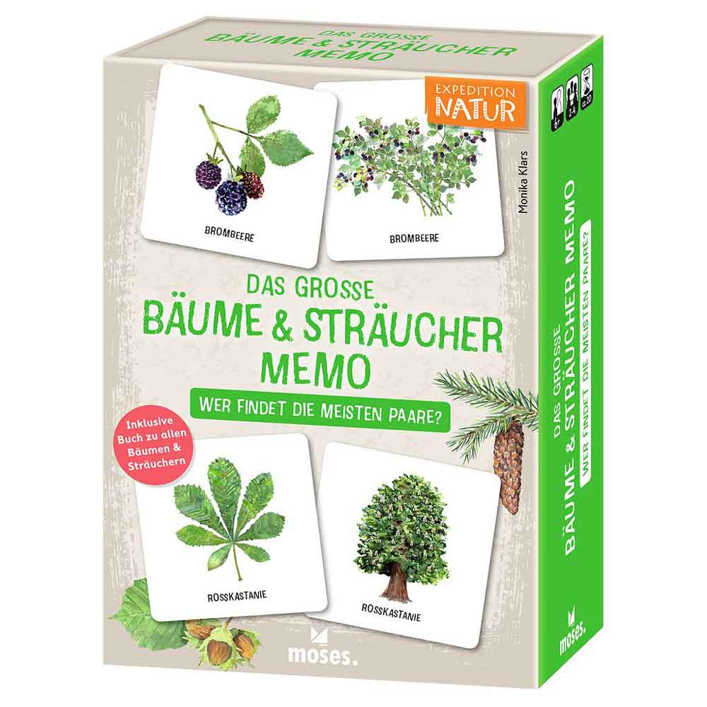 Moses Das große Bäume & Sträucher Memo "Expedition Natur"